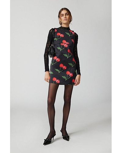 Urban Outfitters Uo Charlie Mini Dress - Black