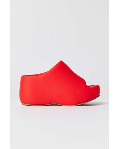 Jeffrey Campbell Cruiser Platform Slide Sandal - Red