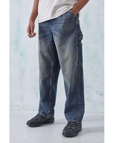BDG Workwear-jeans in ausgewaschener optik - Blau