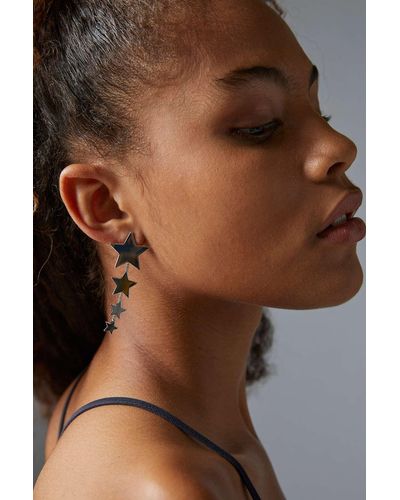 Urban Outfitters Star Dangle Earring - Brown