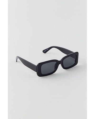 Urban Outfitters Uo Essential Rectangle Sunglasses - Blue