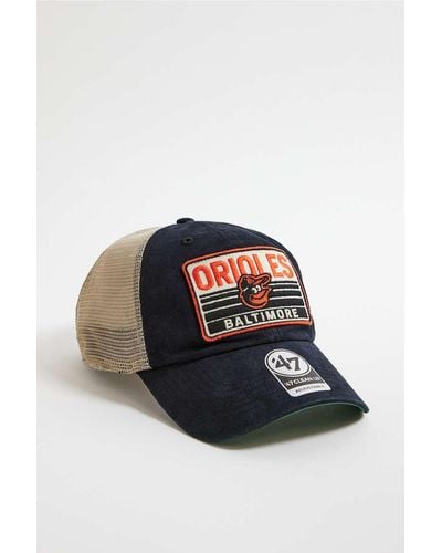 '47 Black Orioles Trucker Cap - Blue