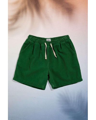BDG Green Corduroy Shorts