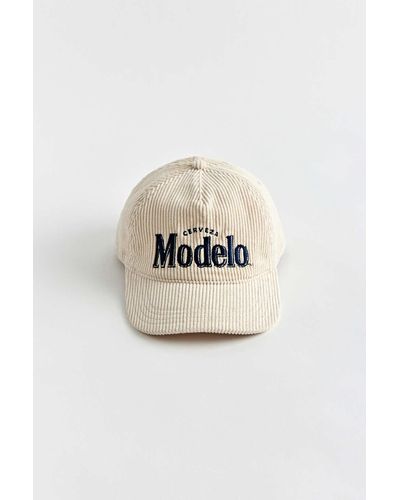 Urban Outfitters Modelo 5-panel Cord Snapback Hat - Natural