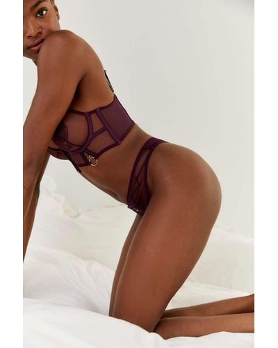 Urban Outfitters Thistle & Spire Kane Lace Cutout Thong