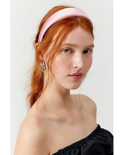 Urban Outfitters Satin Headband - Brown