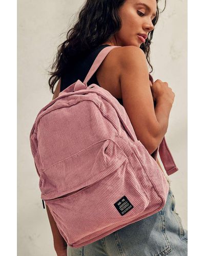 Urban Outfitters Uo Corduroy Backpack - Pink