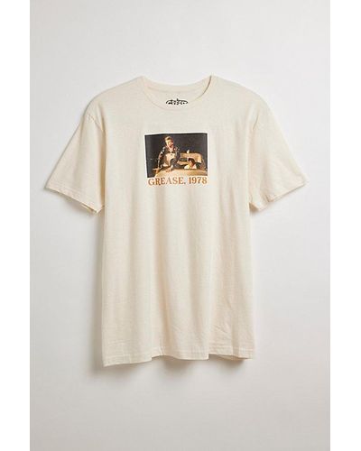 Urban Outfitters Grease Photo Graphic Tee - Natural