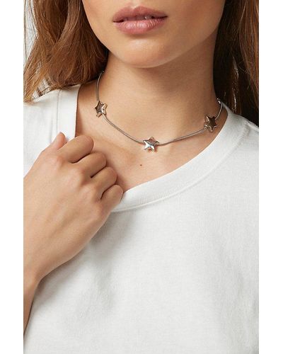 Urban Outfitters Livie Star Necklace - Metallic