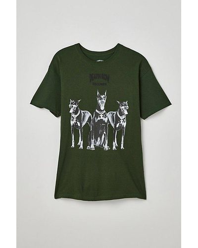 Urban Outfitters Death Row Records Classic Doberman Tee - Green