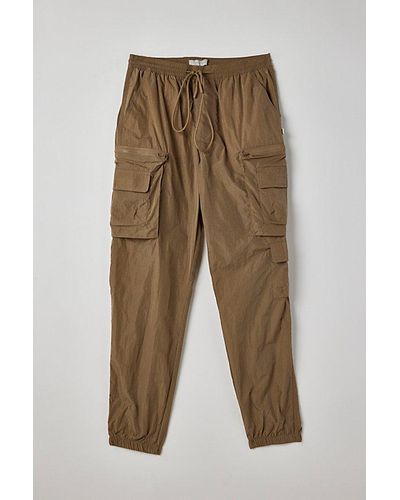 Standard Cloth Technical Nylon Cargo Pant - Natural