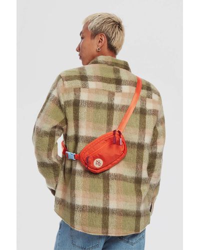 BABOON TO THE MOON Fannypack Mini In Mandarin Red,at Urban Outfitters - Gray