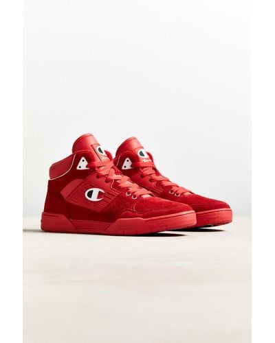 Champion Life® 3 On 3 Red Suede Shoes