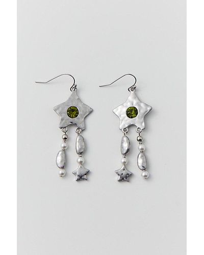 Urban Outfitters Demi Star Dangle Earring - Gray