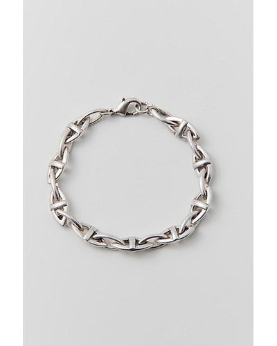 Urban Outfitters Cyrus Pointed Chain Bracelet - Metallic
