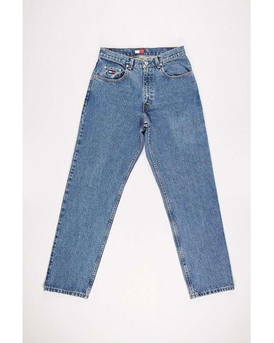 Urban Renewal One-of-a-kind Tommy Hilfiger Denim Tapered Leg Jeans - Blue