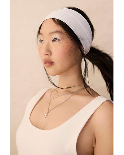 Out From Under Wide Jersey Soft Headband Top - Black