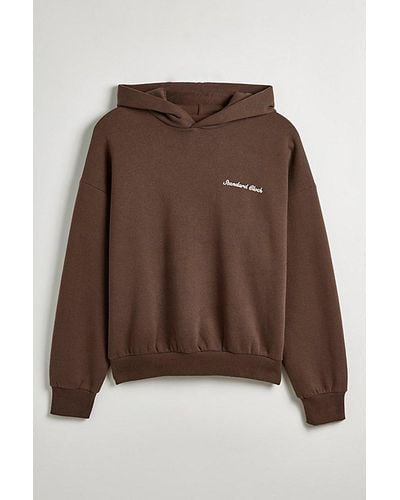 Standard Cloth Foundation Hoodie Sweatshirt - Brown
