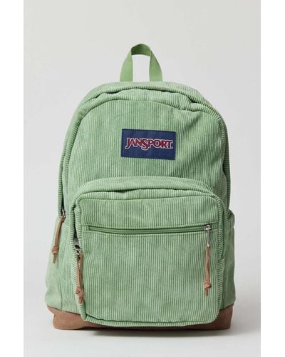 Jansport Corduroy Right Pack Backpack - Green
