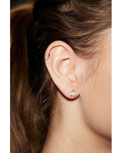 Urban Outfitters Delicate Galaxy Stone Earring - Black