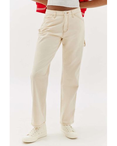 Fivestar General Cali Carpenter Pant In Neutral,at Urban Outfitters - Natural