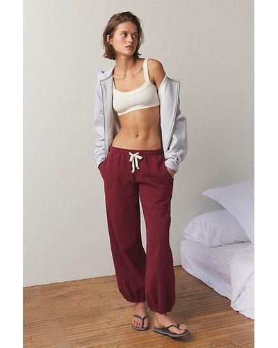 Out From Under Brenda Jogger Sweatpant - Red