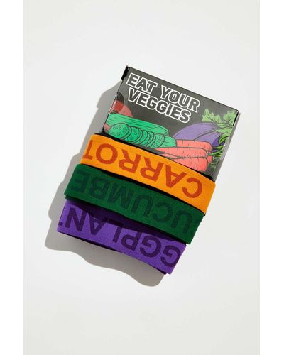 Urban Outfitters Eat Your Veggies Boxer Brief 3-pack - Multicolor