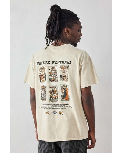 Urban Outfitters Uo - t-shirt "future fortune" in ecru - Natur