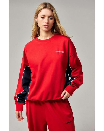 iets frans... Red Piped Sweatshirt