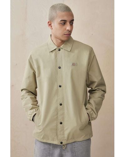 Dickies Sand Oakport Coach Jacket - Natural