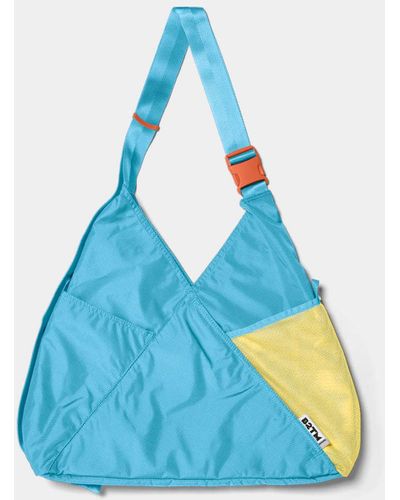 BABOON TO THE MOON Triangle Tote Bag In Azure Blue,at Urban Outfitters