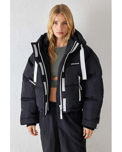 iets frans... Recycled Ski Puffer Jacket - Black