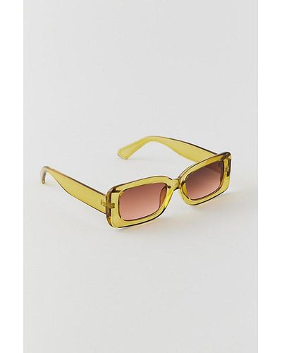 Urban Outfitters Uo Essential Rectangle Sunglasses - Multicolor