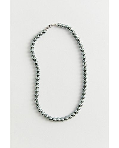 Urban Outfitters Pearl Necklace - Black