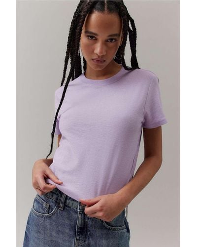 BDG Shrunken Baby T-shirt - Purple