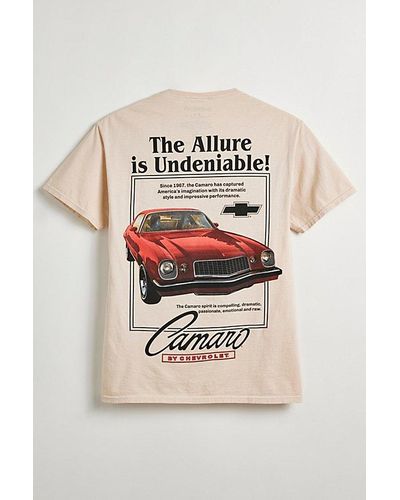 Urban Outfitters Camaro 1967 Ad Tee - Natural