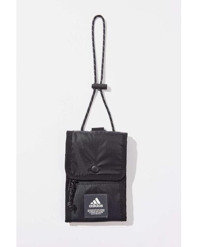 adidas Neck Pouch Crossbody Bag - Black