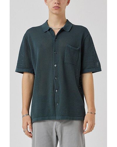 Barney Cools Knit Holiday Shirt Top - Blue