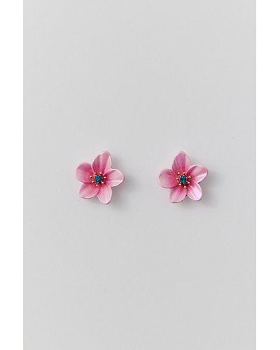 Betsey Johnson Flower Stud Earring - Pink