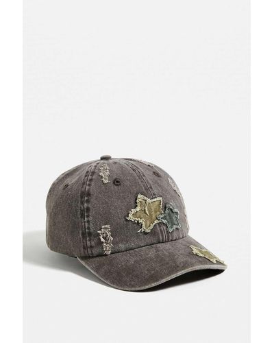 Urban Outfitters Uo Distressed Star Cap - Brown