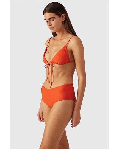 Ookioh Athens Boyshort Bikini Bottom - Orange