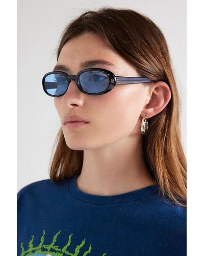 Urban Renewal Vintage Libra Sunglasses - Blue