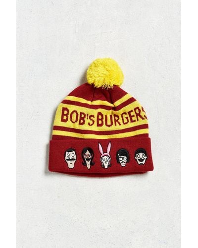 Urban Outfitters Bob's Burgers Pom Beanie - Red