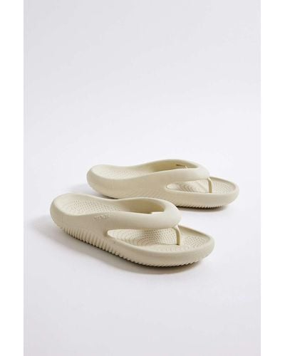 Crocs™ Bone Mellow Flip Flops - White