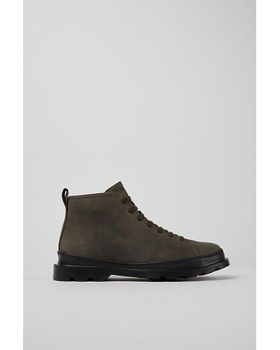 Camper Brutus Lace-Up Leather Boots - Multicolor