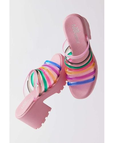 Koi Footwear Lolicon Strappy Platform Sandal - Pink
