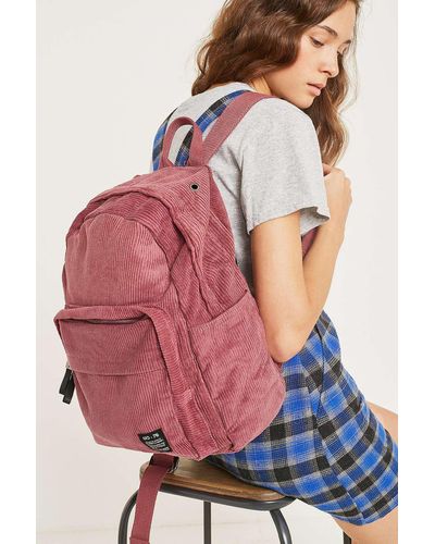 Urban Outfitters Uo Large Corduroy Backpack - Pink
