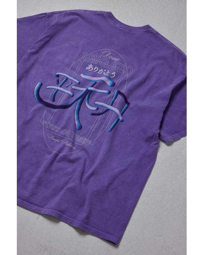 Urban Outfitters Uo Purple Domo Arigato T-shirt