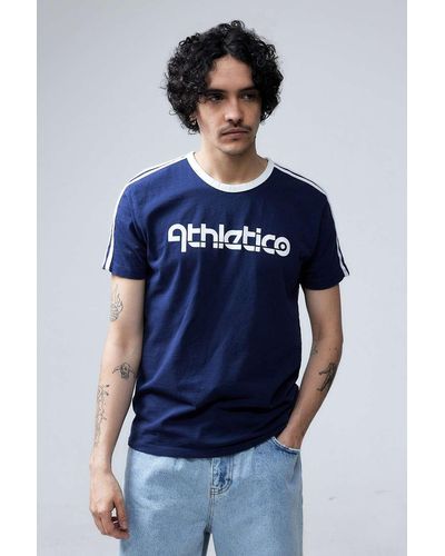 Urban Outfitters Uo Athletico Navy T-shirt - Blue