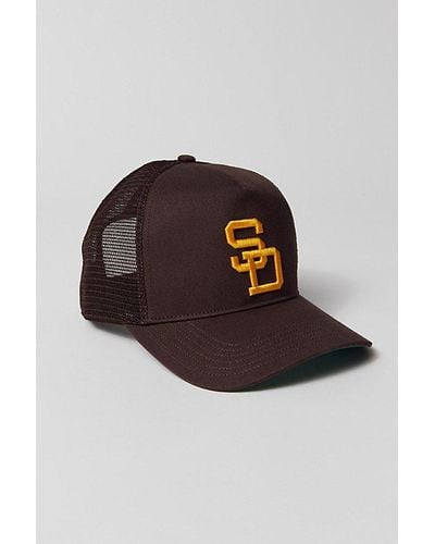 '47 San Diego Padres Hitch Trucker Hat - Brown